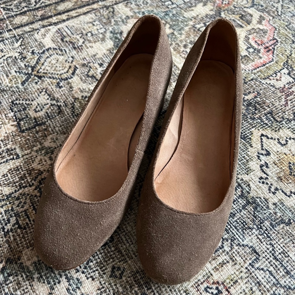 Madewell Suede Block Heel
